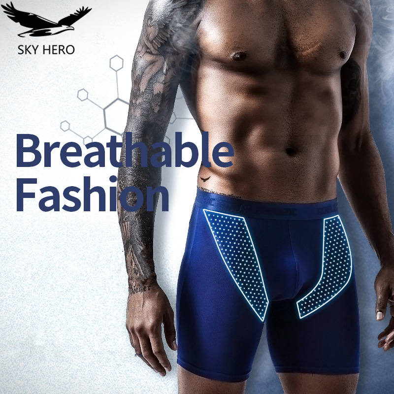 Long Leg Trunk Men - 2 teile/los unterhose bein up lange