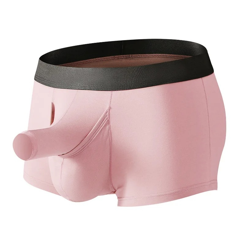 Bamboo Fiber Trunk - Herren-Boxershorts aus Bambusfaser mit Elefantenrüssel-Tasche, Atmungsaktive