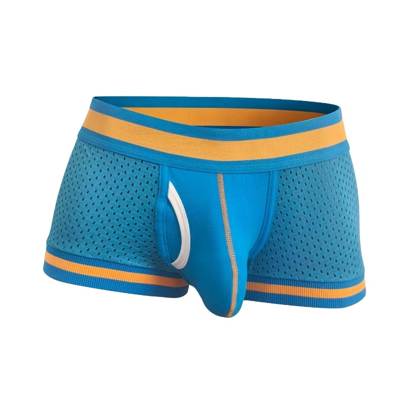 Mesh Sport Boxer - Herren Mesh Atmungsaktive Boxershorts U-förmiger Konvexer