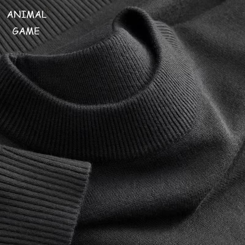 Thermal Long John - Herren Casual Mock Rollkragen T-Shirts Langarm