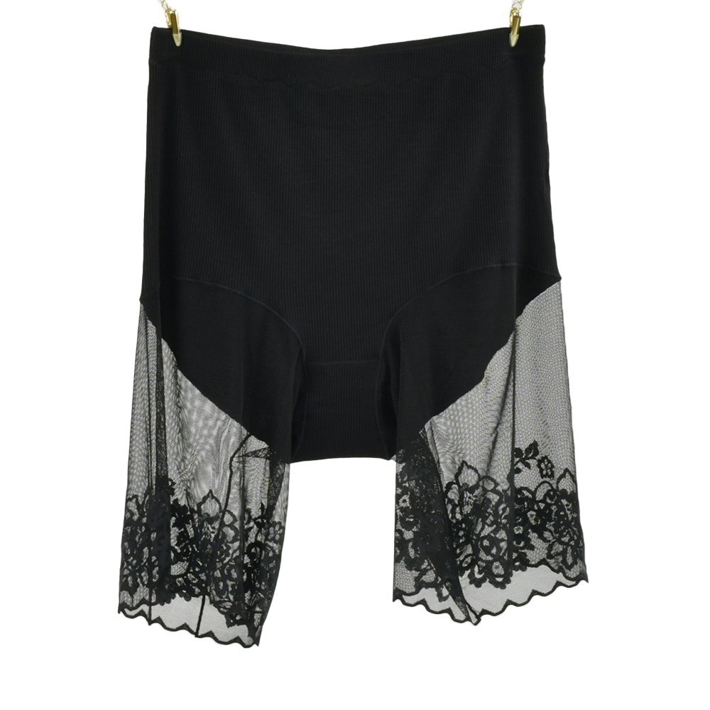 Boxer Shorts Modal - Damen-Sicherheitsshorts mit hoher Taille, transparente Spitze,