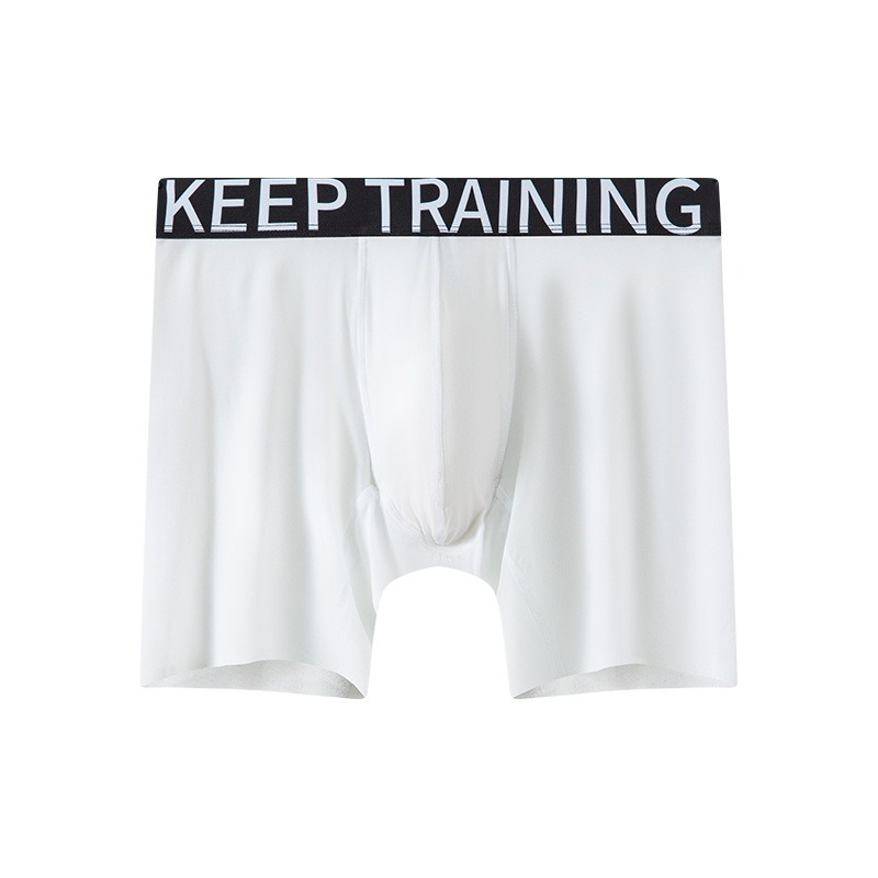 Long Leg Trunk Men - Herren-Boxershorts aus Eisseide mit langem Bein,