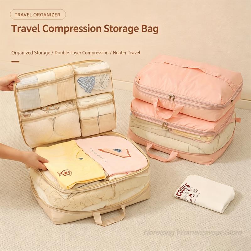 Multi Pack Underwear - 5-in-1 Erweiterbare Reise-Packwürfel Komprimierbare Gepäckorganizer Mehrteilige