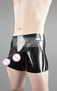 Pouch Boxer Pouch - Latex Männer Boxershorts Unterwäsche Vordere Mantel