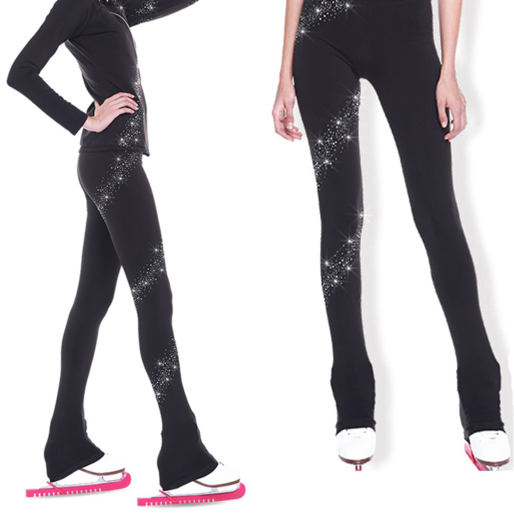 Compression Long Pant - Leistung Eiskunstlauf Lange Hosen-Compression Ice Skating