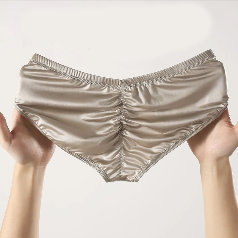 Boxer Shorts Modal - 4 Stück Herren-Slips aus glänzendem Satin,