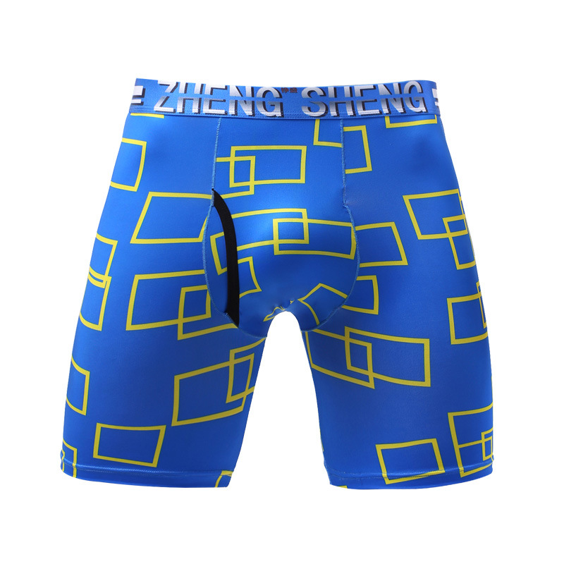 Long Leg Trunk Men - Herren Unterwäsche Boxer Shorts Homme Eis