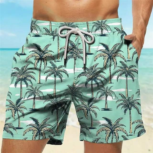 Tropical Palm Tree 3D-gedruckt – Trunk Breathable Men Bewertung und Preis