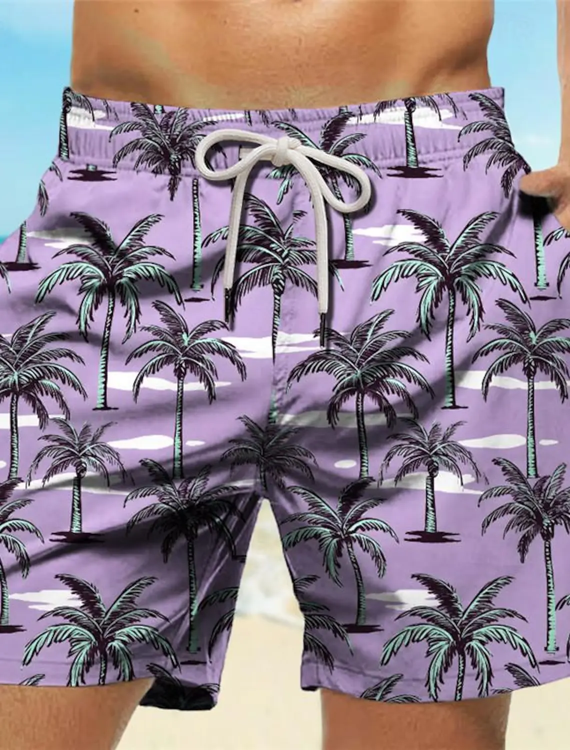 Tropical Palm Tree 3D-gedruckt – Trunk Breathable Men Bewertung und Preis