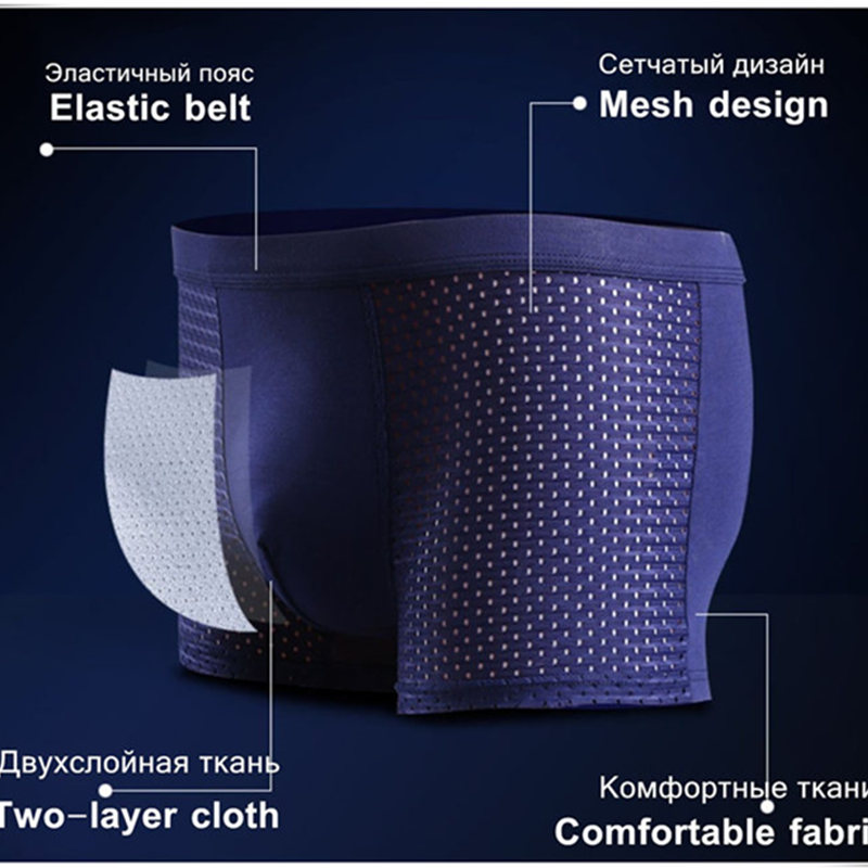 8 teile/los Unterwäsche Boxers – Bamboo Fiber Trunk Bewertung und Preis