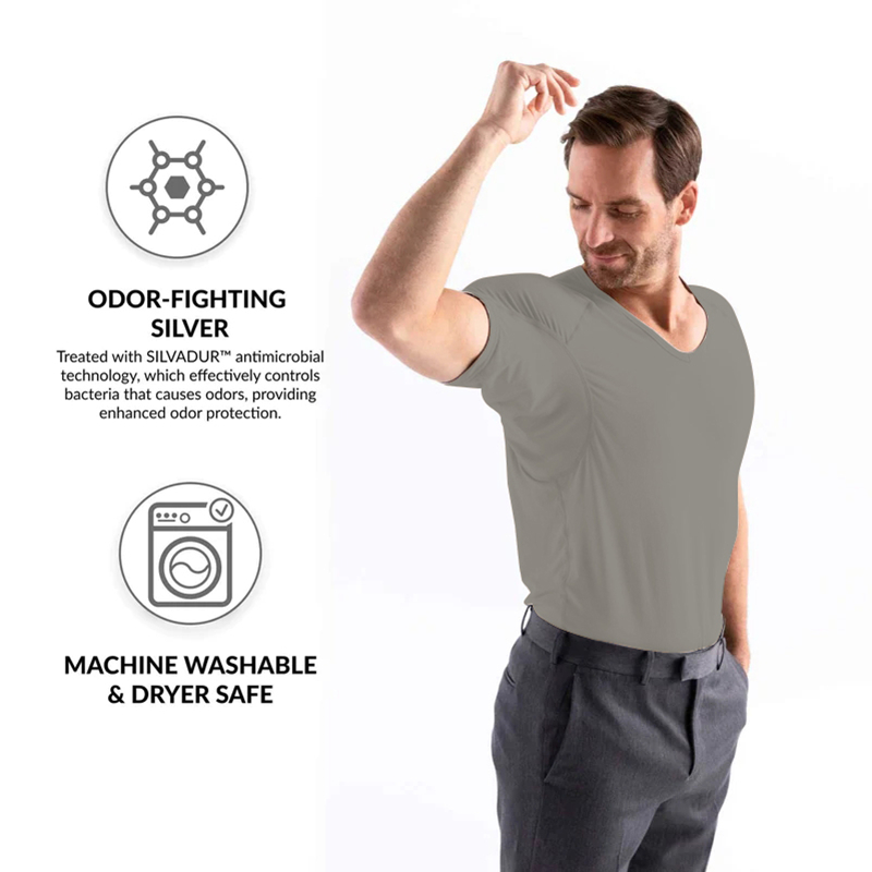 Herren-Unterhemden, Anti-Schwe – Undershirt Crew Neck Bewertung und Preis