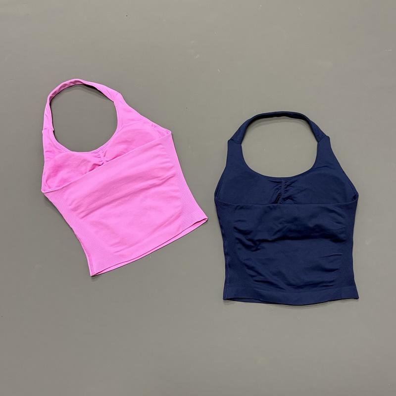 Damen Neckholder-Sporttop Naht – Suspender Tank Top Bewertung und Preis