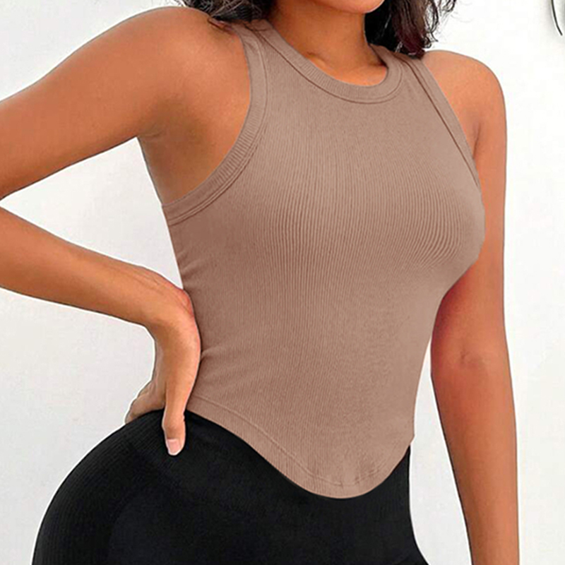 Geripptes Racerback-Crop-Tankt – Tank Top Ribbed Bewertung und Preis