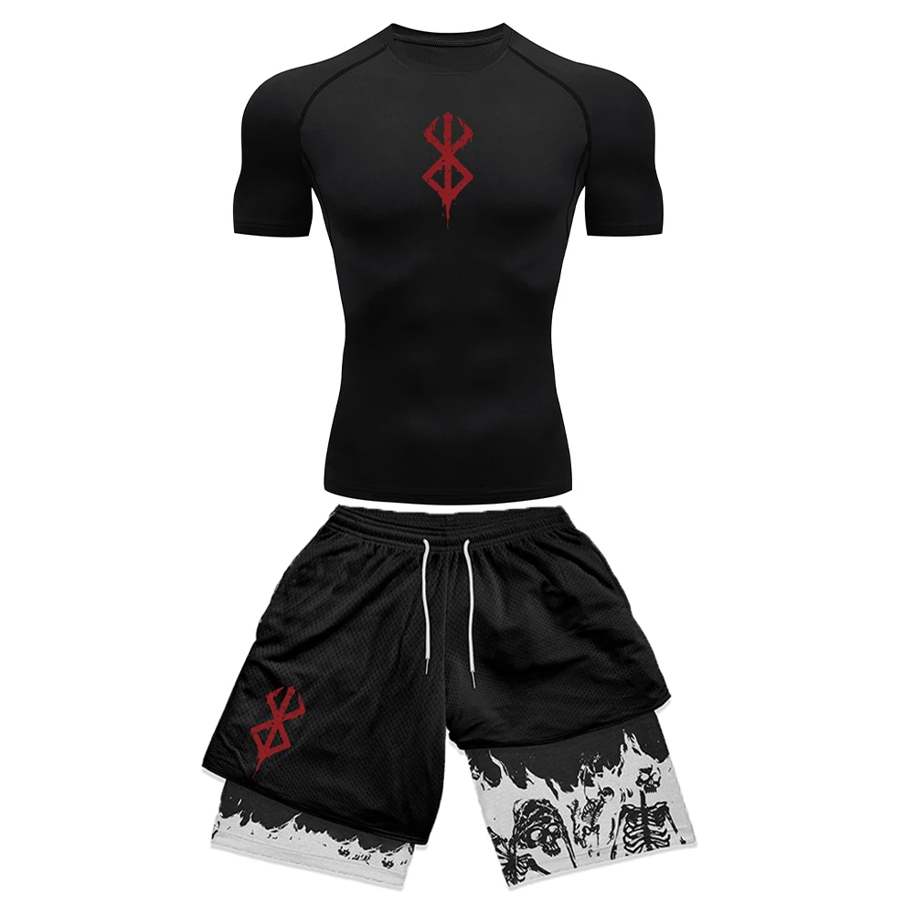 Anime 3D-gedrucktes Herren-Kom – Compression Shorts Athletes Bewertung und Preis