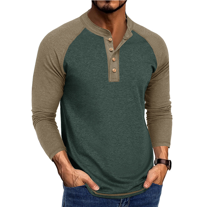 Herren Neues Langarm-Henley-Sh – Base Layer Top Bewertung und Preis