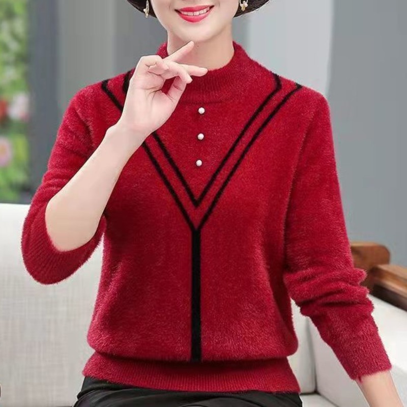 Damen Herbst Winter solide Flo – Undershirt Crew Neck Bewertung und Preis