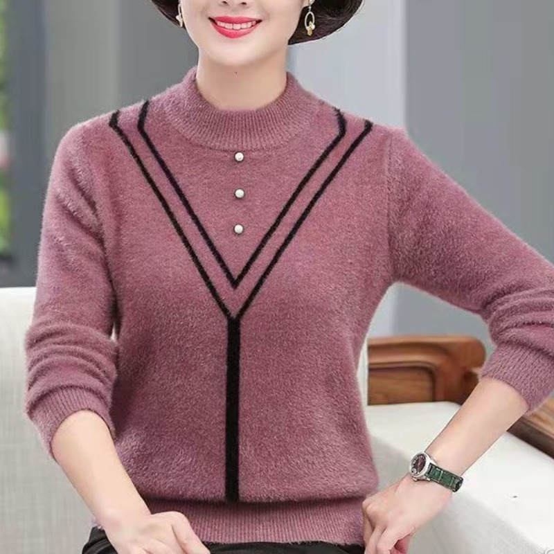 Damen Herbst Winter solide Flo – Undershirt Crew Neck Bewertung und Preis