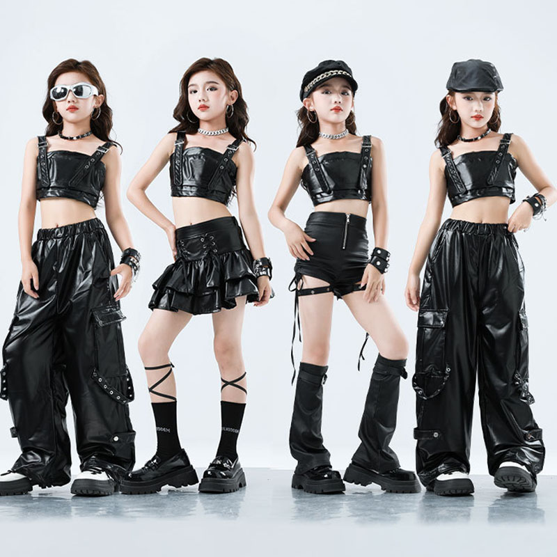 Kind Kpop Hip Hop Kleidung Sch – Suspender Tank Top Bewertung und Preis