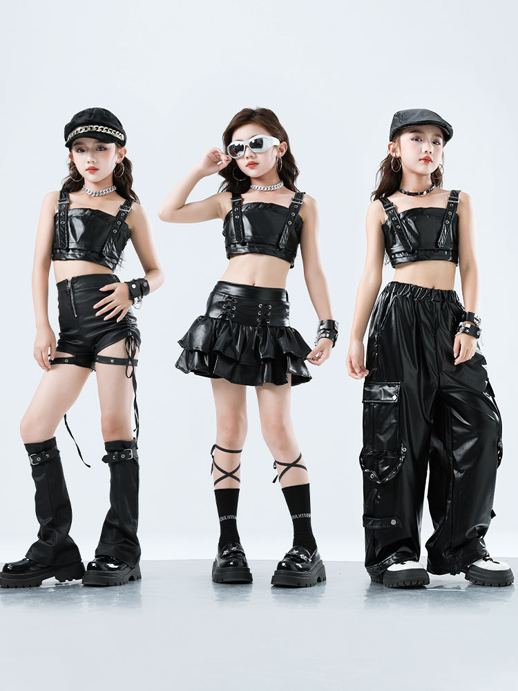 Kind Kpop Hip Hop Kleidung Sch – Suspender Tank Top Bewertung und Preis