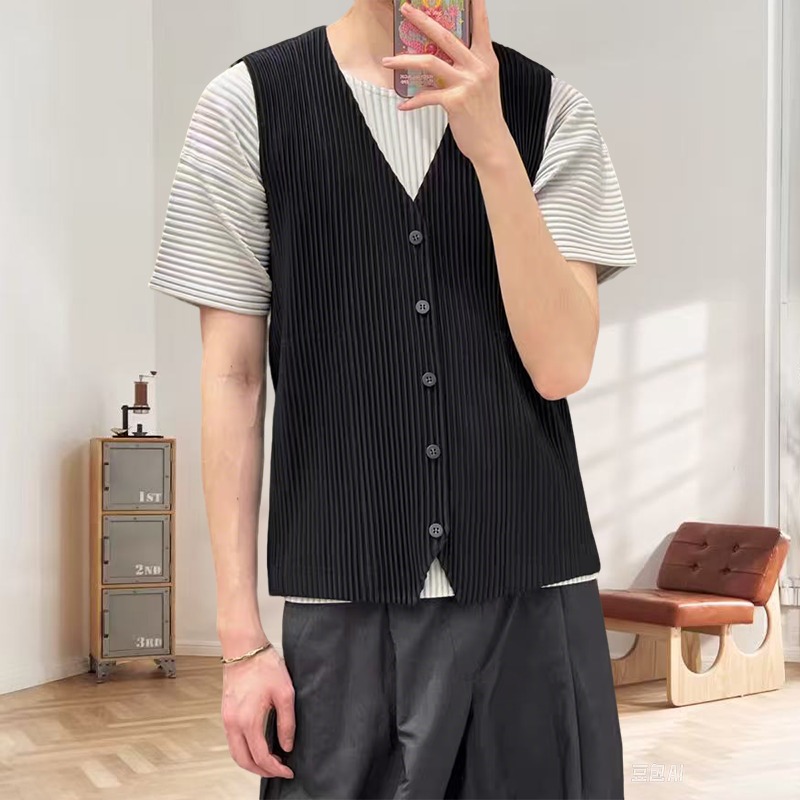 Miyake Plissee Original Unterh – Undershirt Crew Neck Bewertung und Preis