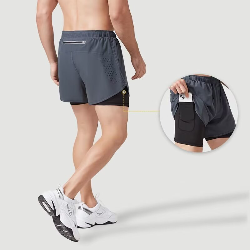 Herren 2-in-1 Kompressions-Lau – Compression Shorts Athletes Bewertung und Preis